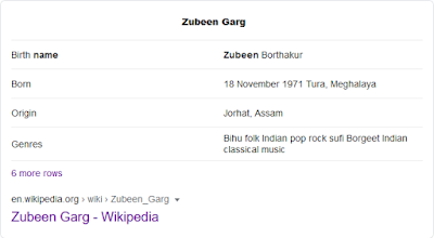 zubeen garg Full Name