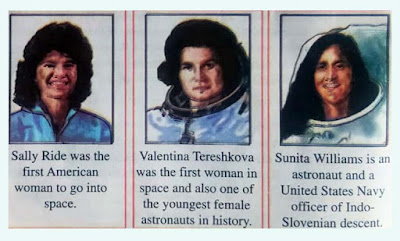women in space, question no 6, class 7, who was kalpana chawla, sali ride