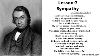 Sympathy questions and answers ,lesson 7 , class 8