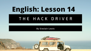The Hack Driver Class 10 , Lesson 14 , English ,Questions and Answers