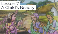 A Child's Beauty Lesson 7 English Questions , Answers , Class 7 , SCERT Assam