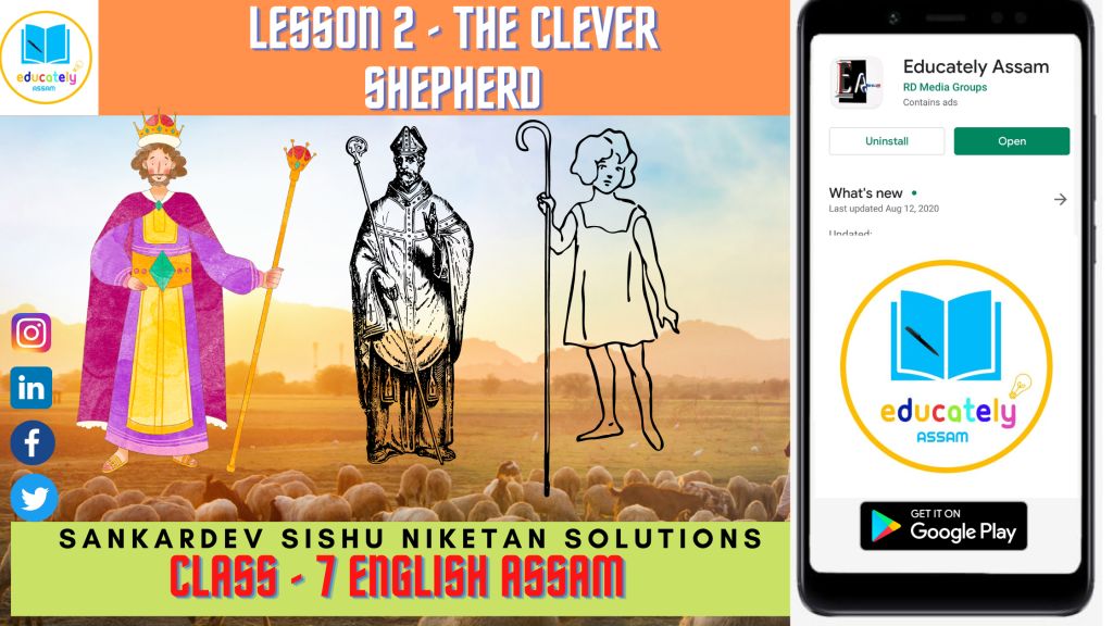 The Clever Shepherd All textual Questions and Answers | Lesson 2 | Class 7