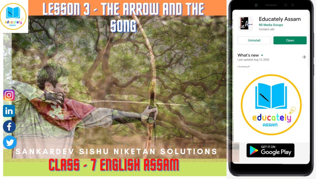 The Arrow and the Song poem Questions and Answers Class 7 English