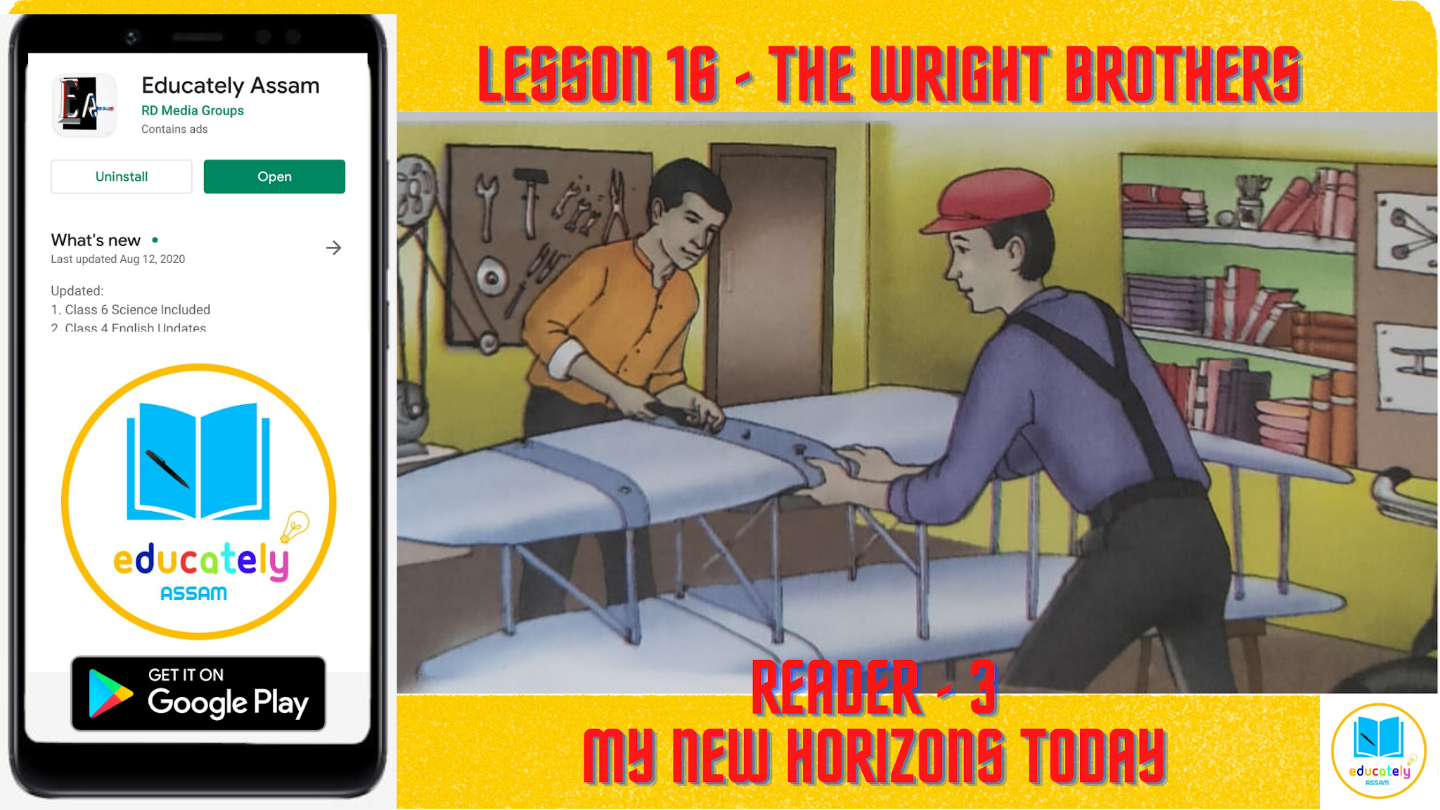 Lesson 16 | The Wright Brothers | All questions answers | Reader 3 English