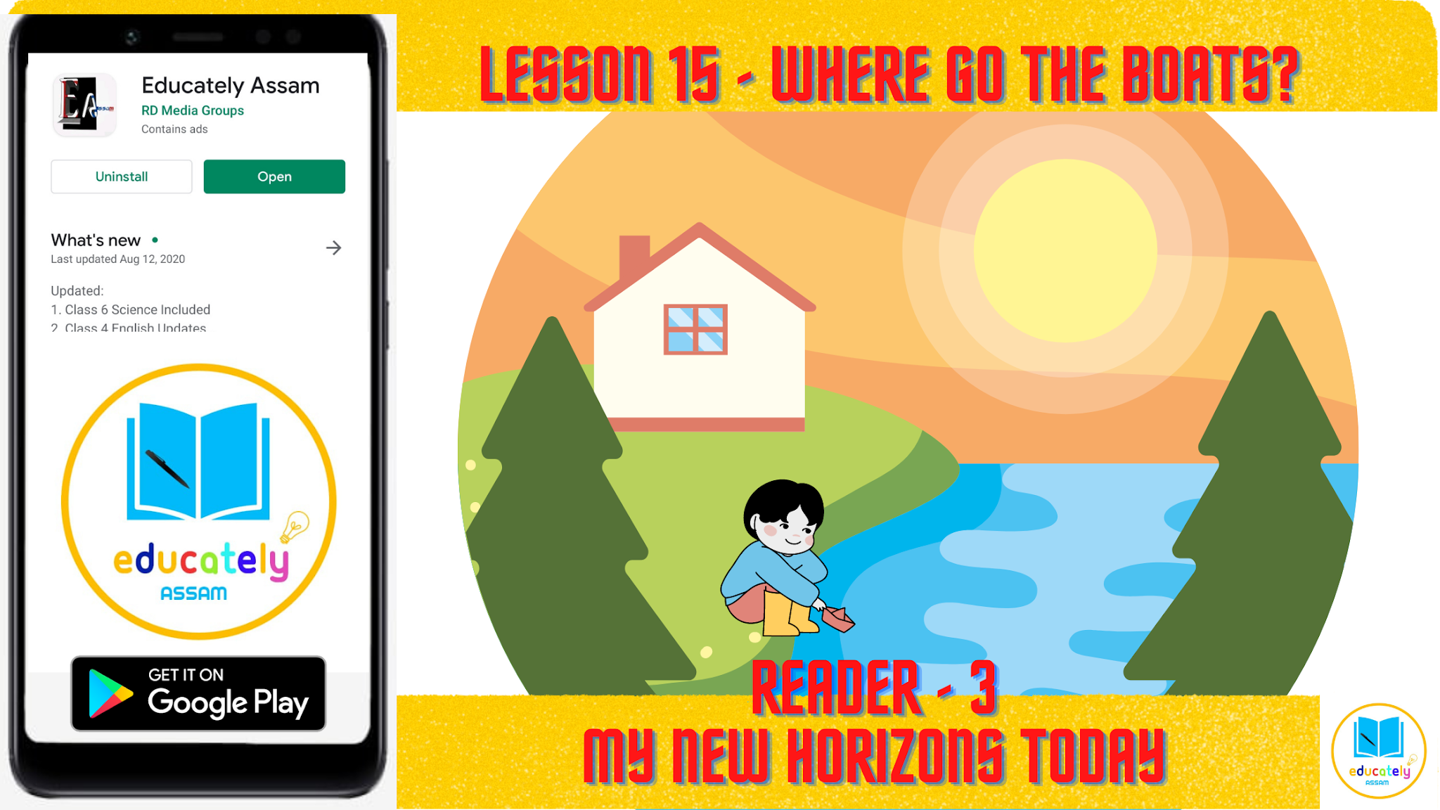 Lesson 15 | Where Go the Boats all questions and answers | Reader 3 | English