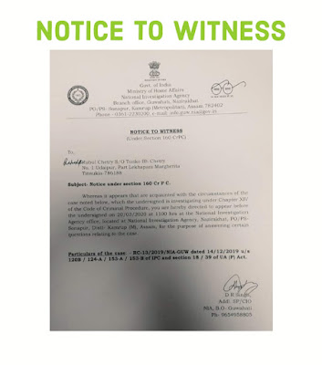 nia case, akhil gogoi, summon to rahul chetry