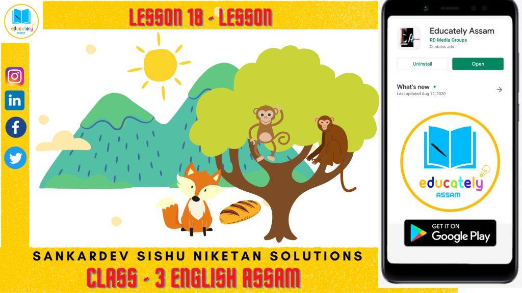 Class 3 Sankardev Shishu Niketan Solutions Lesson 18 | English